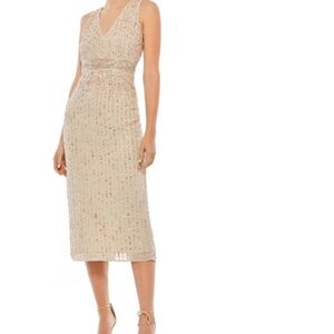 New Mac Duggal Tank Midi Sequin Gown 70267 size 6